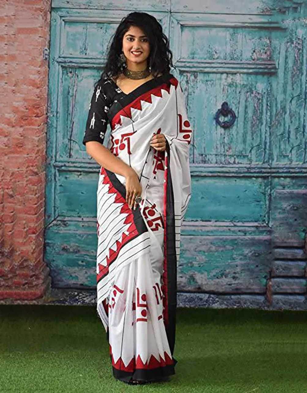 Bandhani Silk Cotton Linen Sarees Ladies Saree - MYLUXURY LANE ENTERPRISE